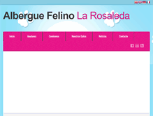 Tablet Screenshot of larosaledacasafelino.com